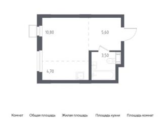 Квартира на продажу студия, 24.6 м2, Люберцы, ЖК Люберцы 2018