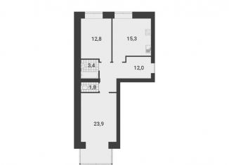 Двухкомнатная квартира на продажу, 69.2 м2, Вологодская область, улица Воровского, 84к1