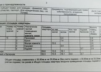 1-ком. квартира на продажу, 29.6 м2, посёлок совхоза Сормовский Пролетарий, Центральная улица, 8