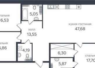Продается 3-комнатная квартира, 138.1 м2, Санкт-Петербург