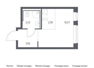 Продаю квартиру студию, 21.1 м2, Санкт-Петербург, метро Рыбацкое