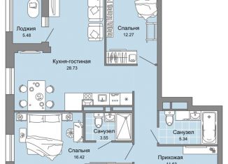 Продажа 3-комнатной квартиры, 82 м2, Киров