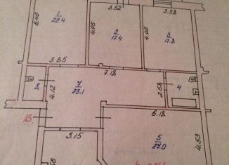 Продаю четырехкомнатную квартиру, 135 м2, Железногорск, улица Гагарина