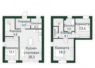 Продам 3-комнатную квартиру, 107 м2, Челябинская область