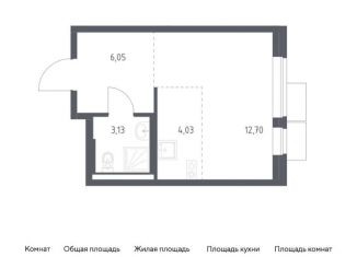 Продается квартира студия, 25.9 м2, поселение Рязановское, жилой комплекс Подольские Кварталы, к1