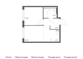 Продается 2-ком. квартира, 34.6 м2, Москва, жилой комплекс Новое Внуково, к23