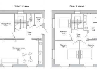 Продам коттедж, 137 м2, село Луговое