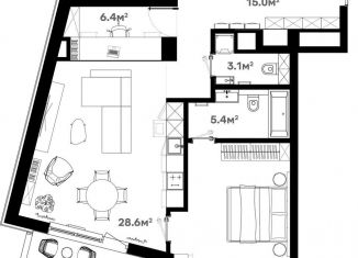 Продажа 2-комнатной квартиры, 85.9 м2, Щёлково, Советская улица, 60