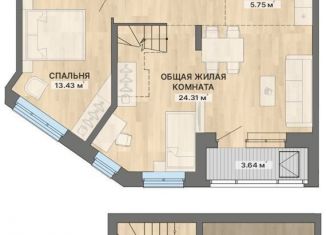 2-комнатная квартира на продажу, 69 м2, Екатеринбург