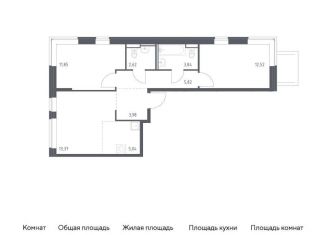 Продам 2-комнатную квартиру, 59 м2, Санкт-Петербург, метро Рыбацкое