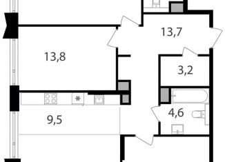 Продам 4-ком. квартиру, 98 м2, Москва, Савёловский район, жилой комплекс Петровский Парк 2, к1