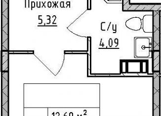 Продажа квартиры студии, 22.1 м2, деревня Малое Верево, ЖК Верево-Сити