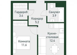 Продаю 1-комнатную квартиру, 36.5 м2, Челябинская область