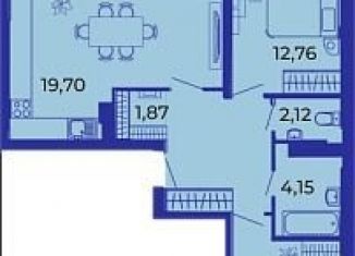 Продажа 2-ком. квартиры, 71 м2, Брянск, Советский район, улица имени О.С. Визнюка, 18