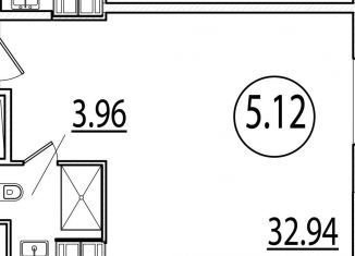 Продается квартира студия, 36.9 м2, Санкт-Петербург, Измайловский бульвар, 1к2, Адмиралтейский район