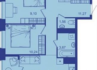 Продаю 2-ком. квартиру, 54.7 м2, Брянск, Советская улица, 122