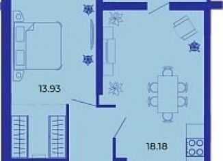 Продается 1-ком. квартира, 49.7 м2, Брянск, улица имени О.С. Визнюка, 18