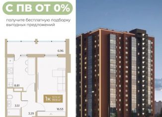 Продам 1-комнатную квартиру, 31.9 м2, Тюмень, Ленинский округ