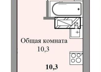 Продам квартиру студию, 18.2 м2, Кемерово, улица Тухачевского, 29Б, ЖК Старт