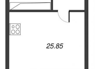 Продаю квартиру студию, 29.3 м2, Ленинградская область