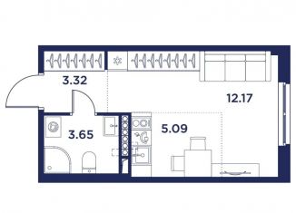 Продается квартира студия, 24.2 м2, Санкт-Петербург