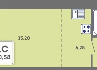 Продаю квартиру студию, 30.6 м2, Пермь, Кировский район