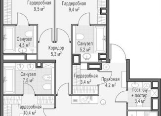 Продам 3-комнатную квартиру, 164.1 м2, Москва