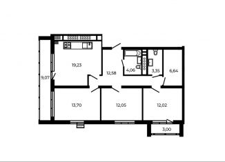 Продается 3-ком. квартира, 89.1 м2, посёлок Доброград, улица Благополучия, 2к2