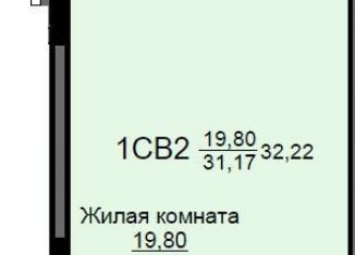 Продам квартиру студию, 32.2 м2, Щёлково, жилой комплекс Соболевка, к8