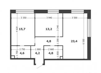 Продаю 2-ком. квартиру, 70.7 м2, Москва, Даниловский район, 3-я очередь, к6