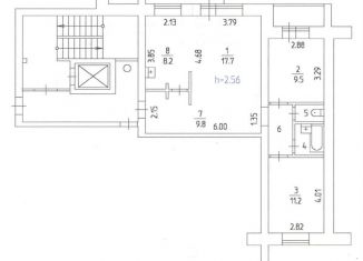 Продам 3-комнатную квартиру, 63 м2, Пермь, Ленинский район, улица Луначарского, 105