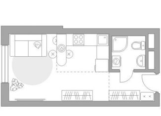 Продажа квартиры студии, 23.5 м2, Балашиха, ЖК Новая Алексеевская Роща