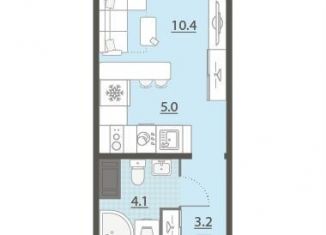 Продаю квартиру студию, 23.1 м2, Екатеринбург, метро Чкаловская, улица Архитектора Белянкина