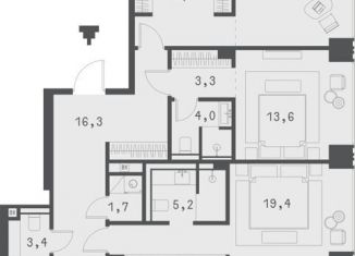 Продаю 3-комнатную квартиру, 171.1 м2, Москва, Садовая-Сухаревская улица, 14с1