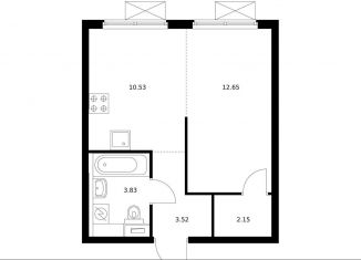 Продается 1-комнатная квартира, 32.3 м2, Москва, метро Мичуринский проспект