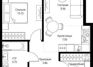 Продаю 1-комнатную квартиру, 46.4 м2, Москва, метро Ботанический сад, проспект Мира, 186Ас1