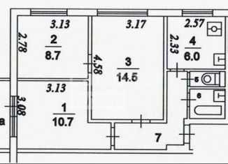 Продам трехкомнатную квартиру, 51 м2, Москва, Анадырский проезд, 63, Лосиноостровский район