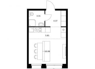 Продаю квартиру студию, 25.8 м2, Хабаровск