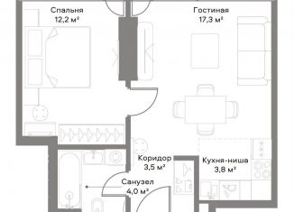 Продажа 1-ком. квартиры, 40.9 м2, Москва, САО, Ленинградский проспект, вл8