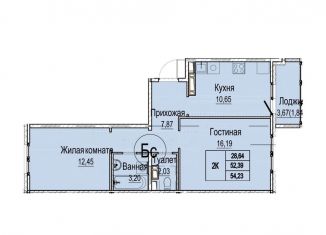 Продается 2-комнатная квартира, 56.1 м2, Нижний Новгород, Канавинский район