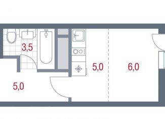 Продаю квартиру студию, 21 м2, Котельники, микрорайон Новые Котельники, 11