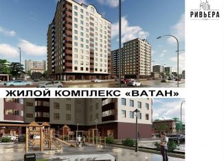 Двухкомнатная квартира на продажу, 72 м2, Махачкала, улица Кулиева, 72, Советский район