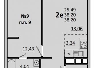 Продаю 2-ком. квартиру, 38.2 м2, Одинцово