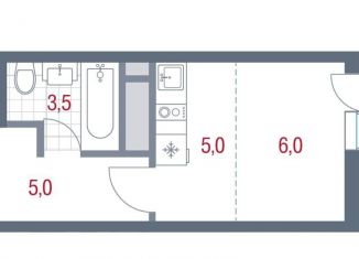 Продается квартира студия, 21 м2, Котельники, микрорайон Новые Котельники, 11