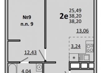 Продам двухкомнатную квартиру, 38.2 м2, Одинцово