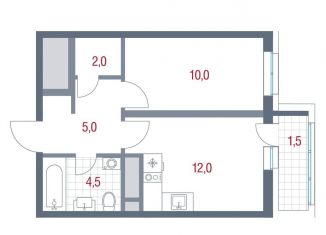 Продается однокомнатная квартира, 35 м2, Московская область, микрорайон Новые Котельники, 11