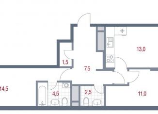 Продаю 2-комнатную квартиру, 56 м2, Котельники, микрорайон Новые Котельники, 11