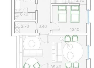 Продам 2-ком. квартиру, 140.2 м2, Москва, метро Новокузнецкая, Софийская набережная, 34с3