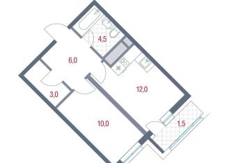 1-ком. квартира на продажу, 37 м2, Московская область, микрорайон Новые Котельники, 11