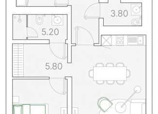 Продажа 1-ком. квартиры, 69.4 м2, Москва, Софийская набережная, 34с3